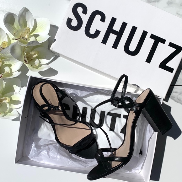 SCHUTZ | Scarlett Leather Sandal - Picture 1 of 8